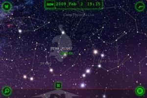 When holding your smartphone up to the sky, Star Walk locates you and shows you on the screen all the things you can see, labeled for easy identification.