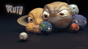 In 2006, Pluto was  demoted  to the status of dwarf planet.
